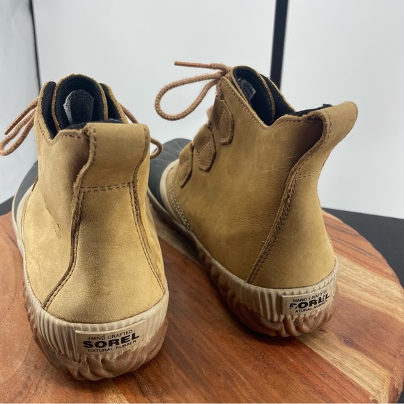 Sorel Womens Out N About Duck Boots Brown Leather NL3069-286 Waterproof 9.5 - Picture 4 of 6